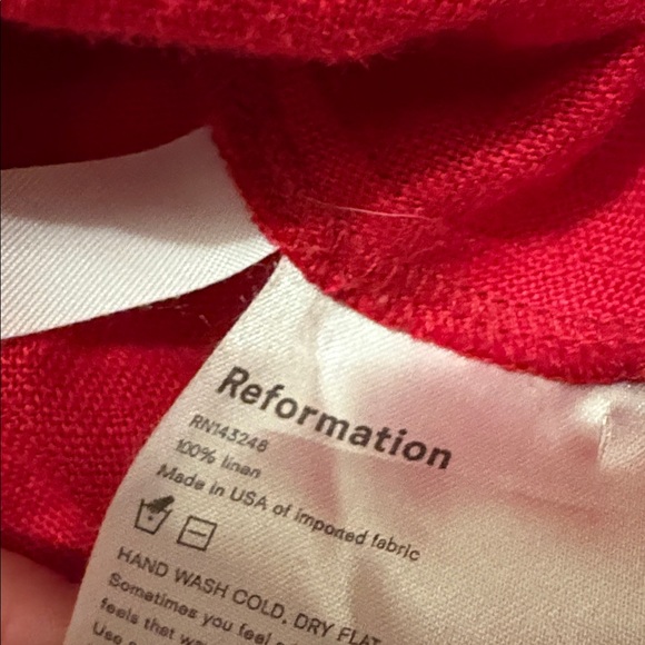 REFORMATION 100% linen top - Picture 4 of 8